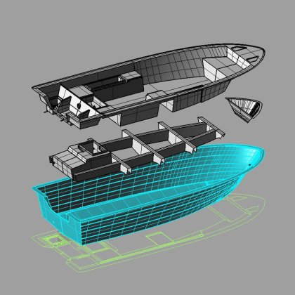 Motor boat 5,8m